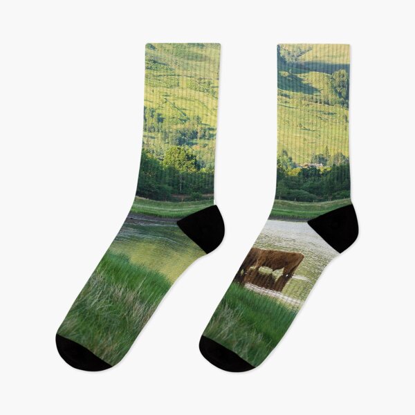 Item preview, Highland Cattle on the Farm - soothing, beautiful, relaxing, restoring, at peace, in nature designed and sold by Rozlar.