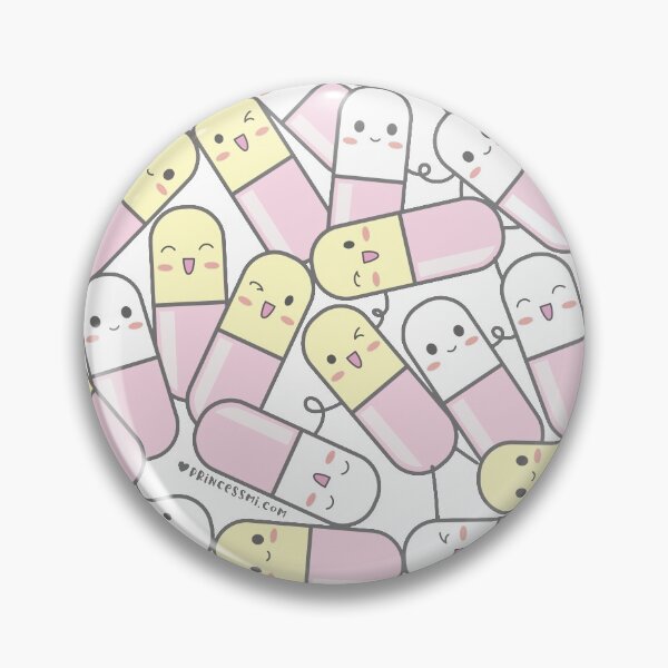 Item preview, cute pills cartoon designed and sold by princessmi-com.