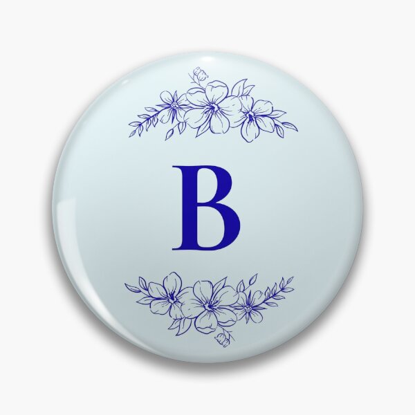 Item preview, Blue letter B monogram designed and sold by Makyla1999.