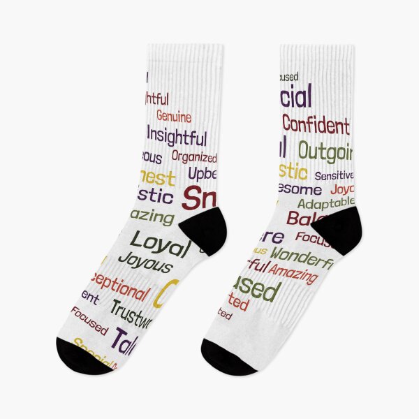 Item preview, Heart of Compliments - Word collage design multicolor designed and sold by Crafteez.