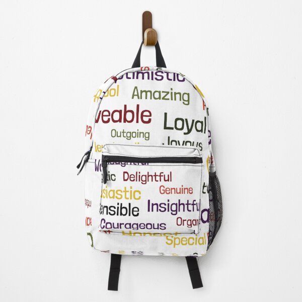 Item preview, Heart of Compliments - Word collage design multicolor designed and sold by Crafteez.