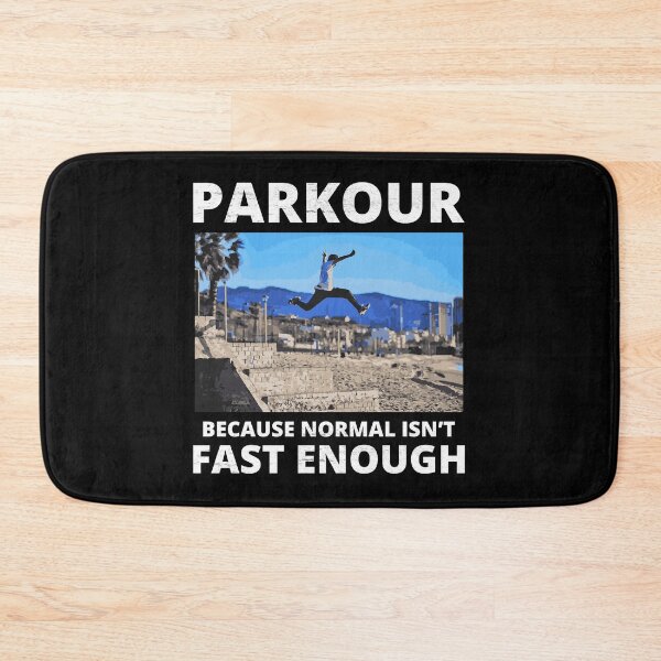 Item preview, Parkour Free Running Runner Traceur Funny Saying designed and sold by CuteDesigns1.