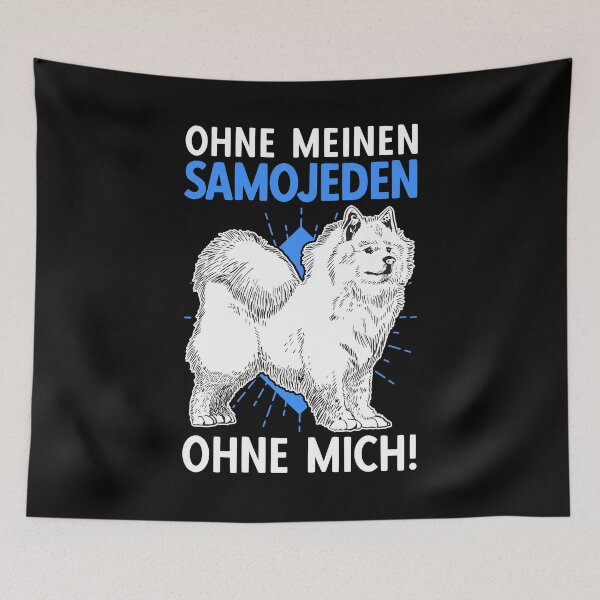 Item preview, Samoyed without me Samoyed Spitz sled dog designed and sold by madgrfx.