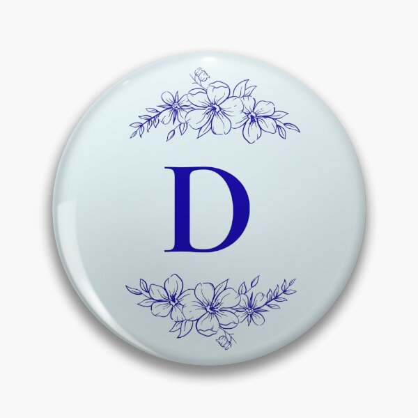 Item preview, Blue letter D monogram designed and sold by Makyla1999.