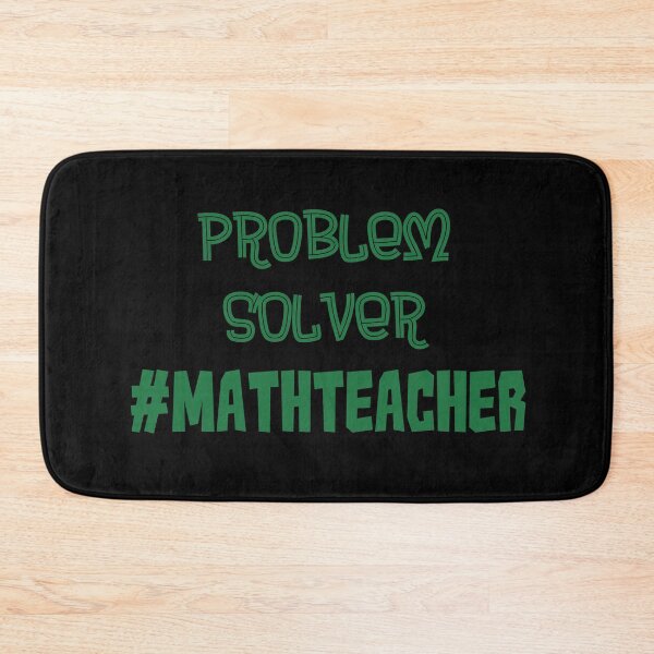 Item preview, Problem Solver Math Teacher Green designed and sold by MysticMagpie.