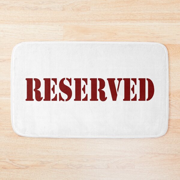 Item preview, Reserved designed and sold by IVEKDESIGN.