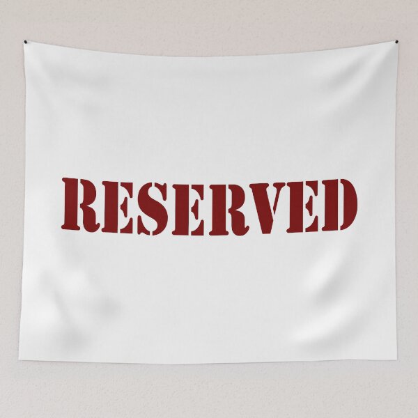 Item preview, Reserved designed and sold by IVEKDESIGN.