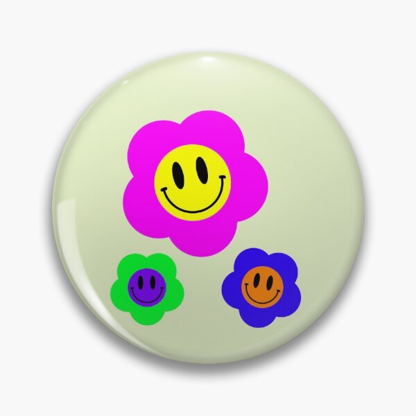 Item preview, Y2k smiley face flowers designed and sold by Nowruz.