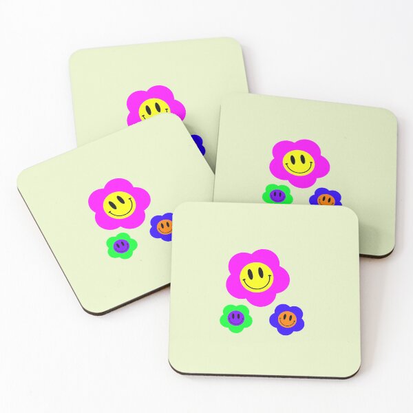 Item preview, Y2k smiley face flowers designed and sold by Nowruz.