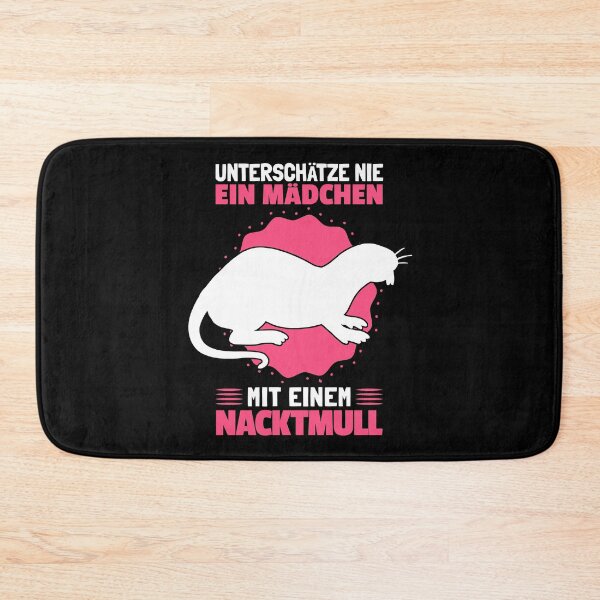 Item preview, Girl with naked mole rat rodent rodent sand digger designed and sold by madgrfx.