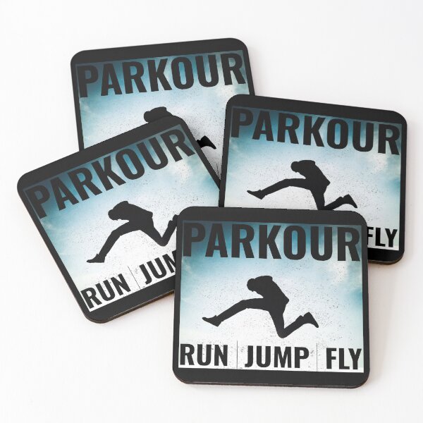 Item preview, Parkour Free Running Runner Traceur Funny Saying designed and sold by CuteDesigns1.