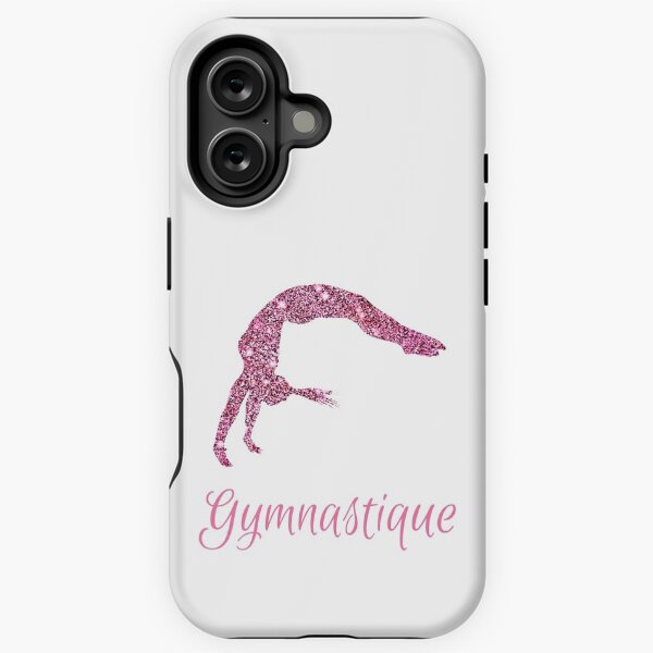 Vista previa del artículo con la obra «Gymnastique (Gimnasia en francés) Pink Shimmer Power Tumbling», diseñado y vendido por starlit-studios.