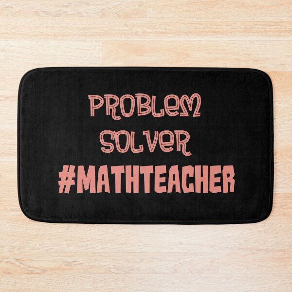 Item preview, Problem Solver Math Teacher Pink designed and sold by MysticMagpie.