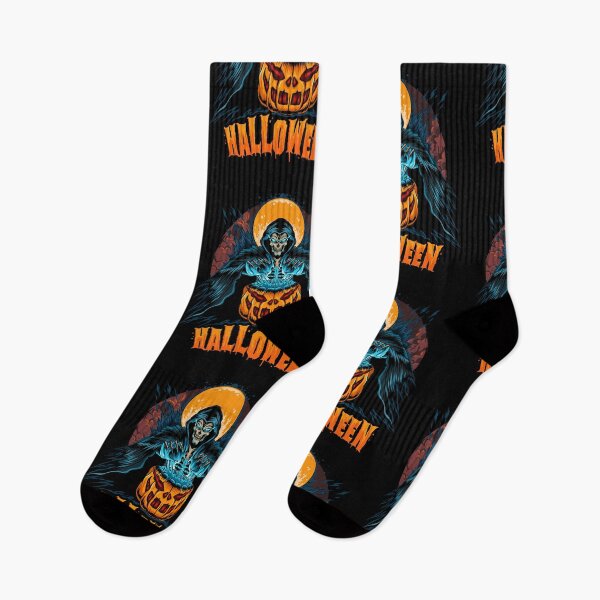 Item preview, Halloween with pumpkin and grim reaper grim reaper looks so cool designed and sold by king's Outfit.