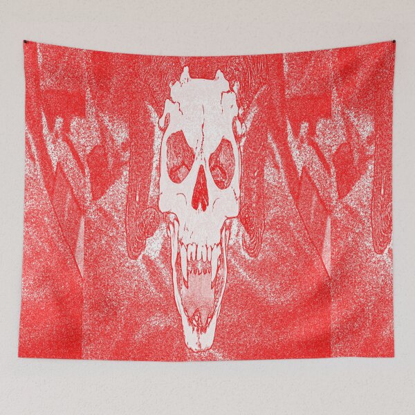 Item preview, Demon Skull of Penetrating Darkness Version 3 designed and sold by Black-and-Red.