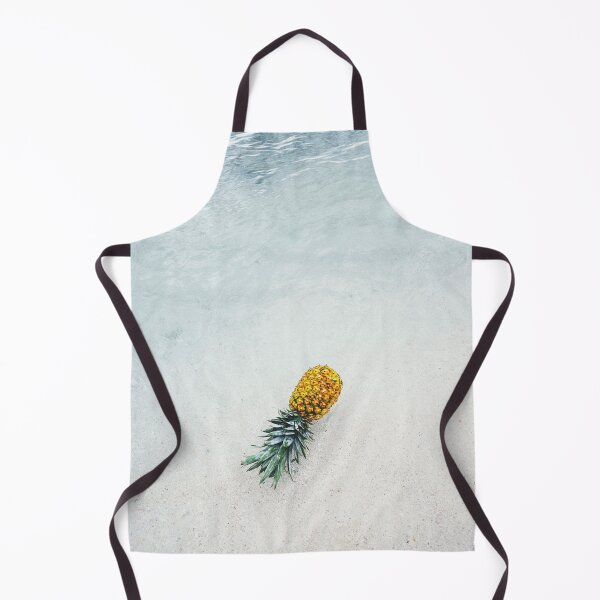 Item preview, Beautiful beach scene with floating pineapple design. designed and sold by cabgodfrey.