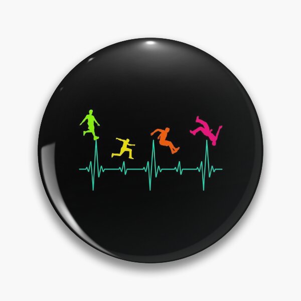 Item preview, Parkour Free Running Runner Traceur Heartbeat designed and sold by CuteDesigns1.