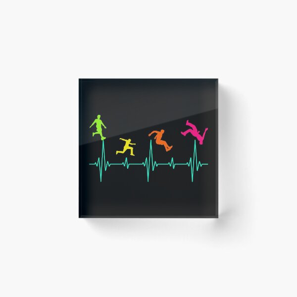 Item preview, Parkour Free Running Runner Traceur Heartbeat designed and sold by CuteDesigns1.