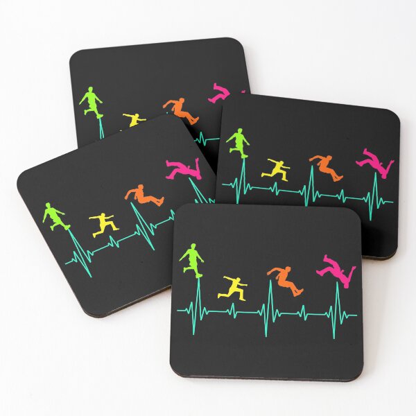 Item preview, Parkour Free Running Runner Traceur Heartbeat designed and sold by CuteDesigns1.