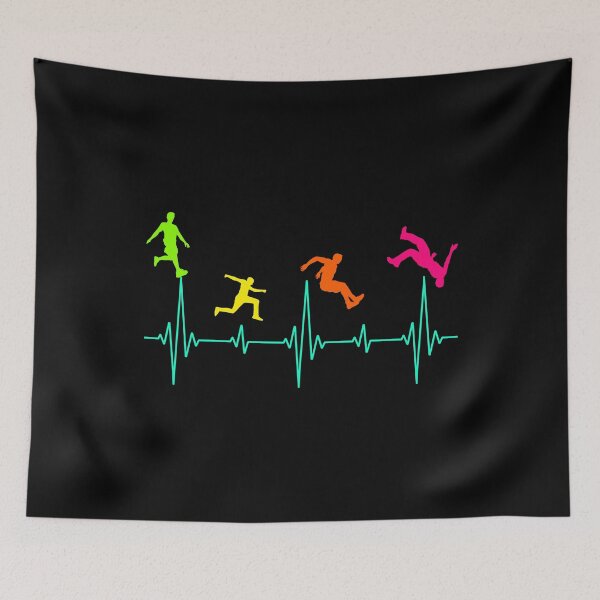 Item preview, Parkour Free Running Runner Traceur Heartbeat designed and sold by CuteDesigns1.