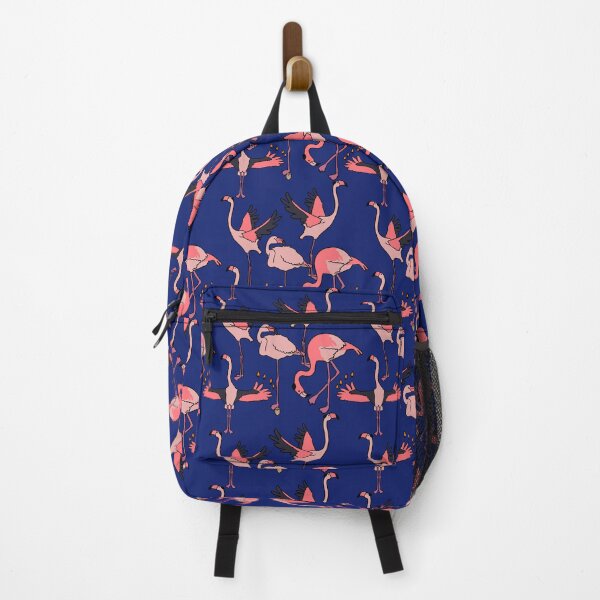 Item preview, Hanukkah Flamingos Holiday Print designed and sold by JamieWetzel.