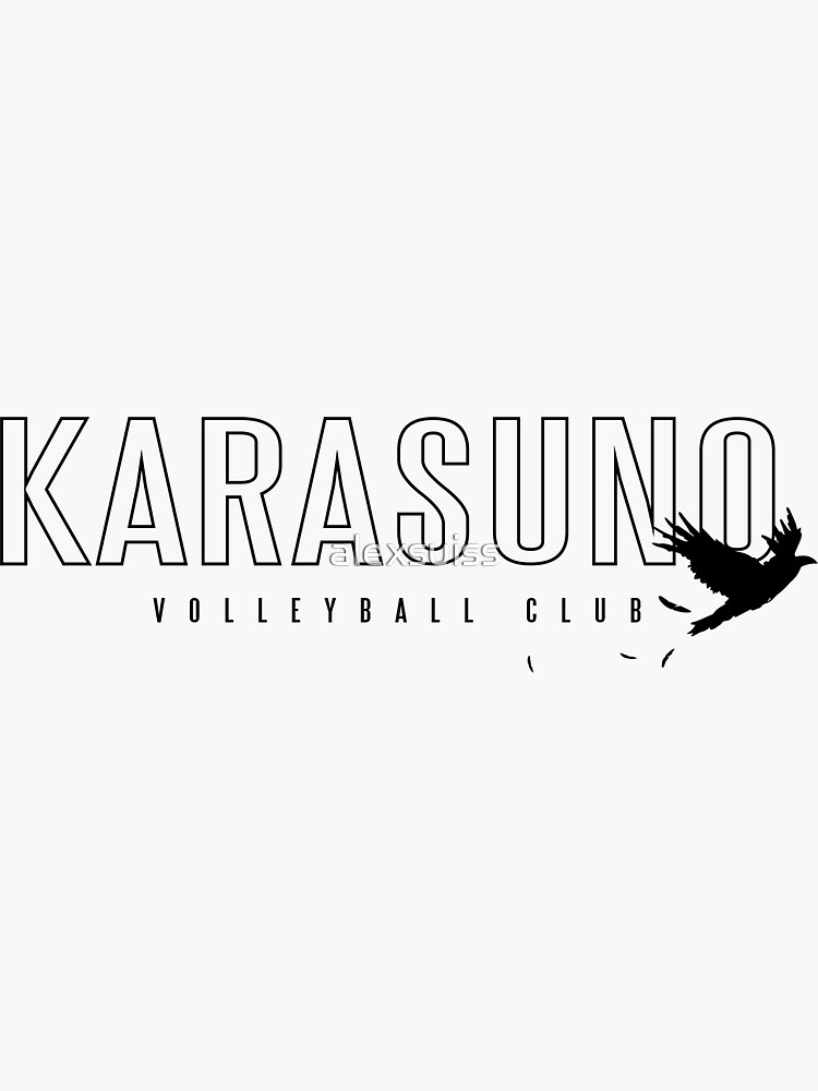 "Haikyuu Karasuno High School Volleyball Club" Sticker for Sale by