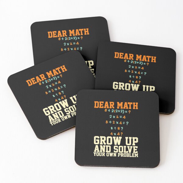 Item preview,  Dear Math Grow Up And Solve Your Own Problem  designed and sold by papaipapai198.