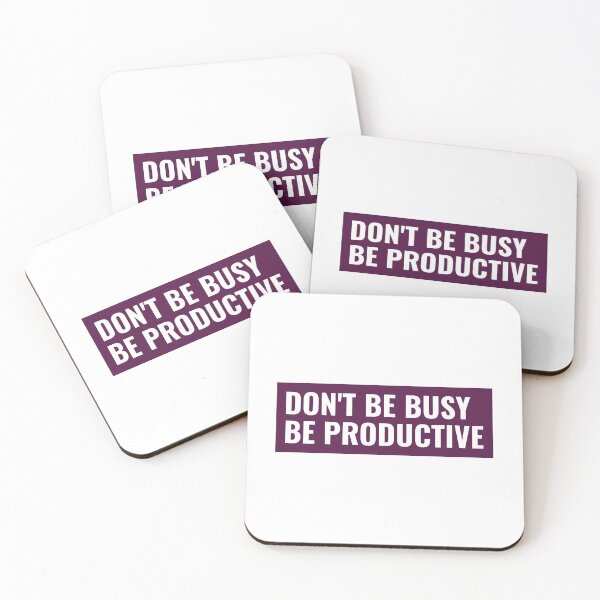 Item preview, Don't be busy, be productive designed and sold by Fit & Fun  Gallery.