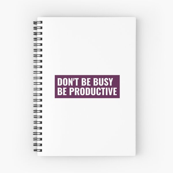 Item preview, Don't be busy, be productive designed and sold by Fit & Fun  Gallery.