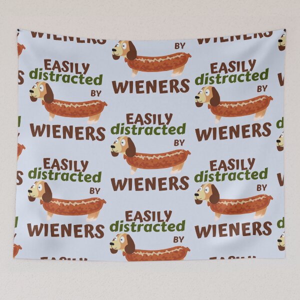 Item preview,    Easily Distracted By Wieners designed and sold by Eman4design.