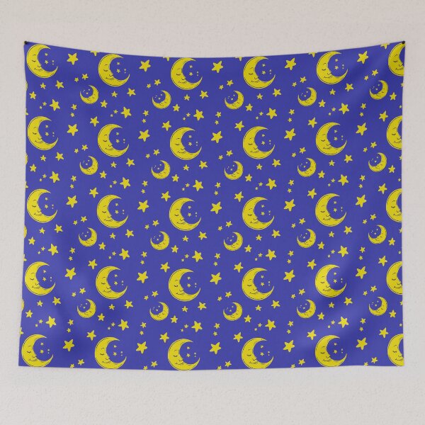 Item preview, Moon and Stars Pattern designed and sold by OhMyStarling.