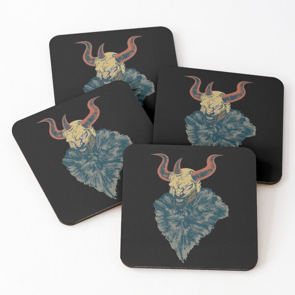 Item preview, Viking warrior with horned skull helmet berserker designed and sold by FalkDania.