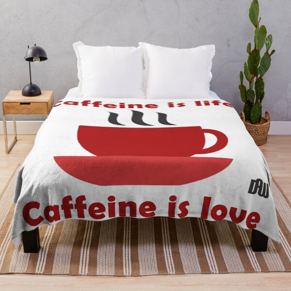 Item preview, Caffeine is Life, Caffeine is Love designed and sold by DAWolfe.