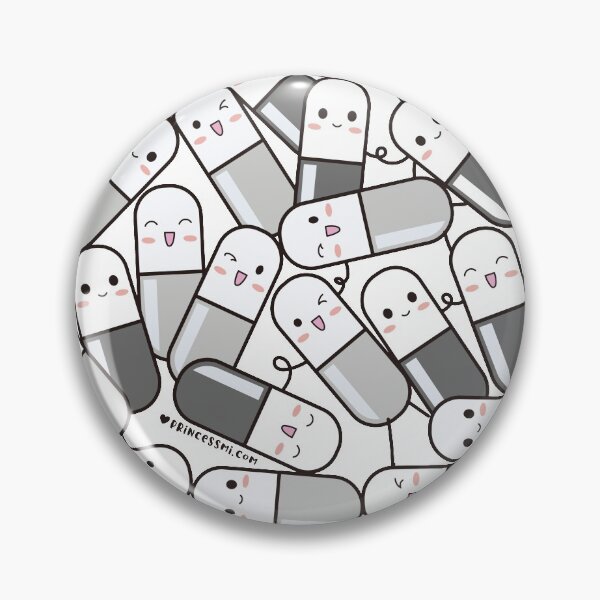 Item preview, cute pills cartoon designed and sold by princessmi-com.