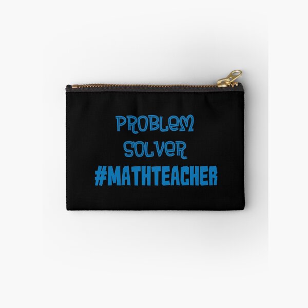 Item preview, Problem Solver Math Teacher Blue designed and sold by MysticMagpie.