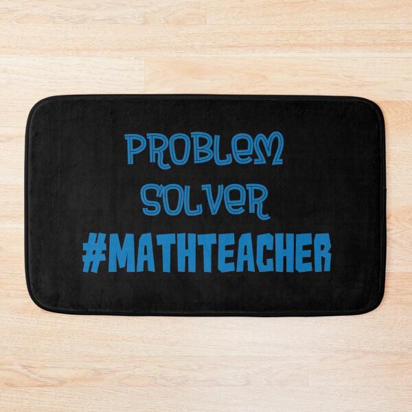 Item preview, Problem Solver Math Teacher Blue designed and sold by MysticMagpie.