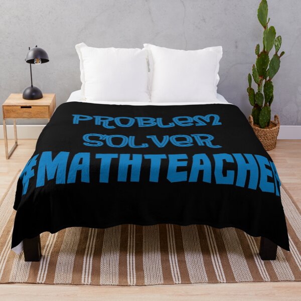 Item preview, Problem Solver Math Teacher Blue designed and sold by MysticMagpie.
