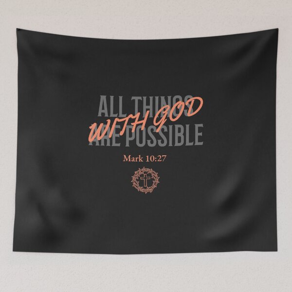 Item preview, All Things Are Possible With God Positive Faith based designed and sold by Granddesigned.