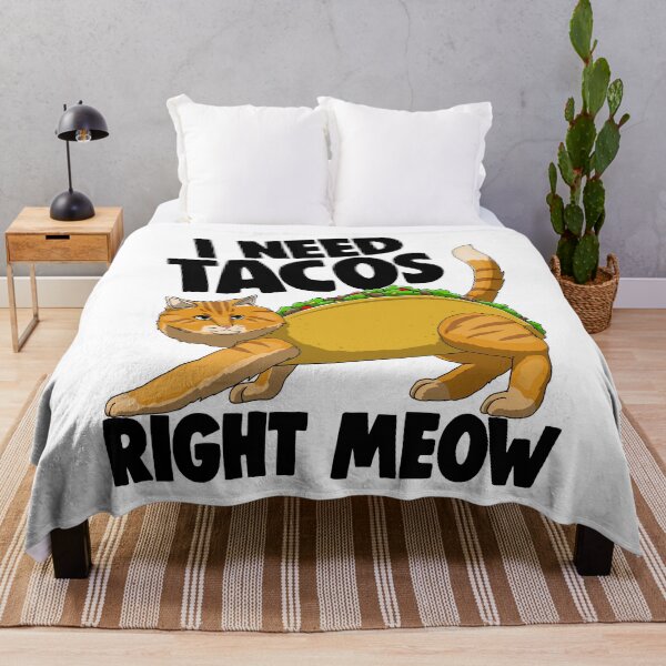 Item preview, I Need Tacos Right Meow designed and sold by Bendthetrend.
