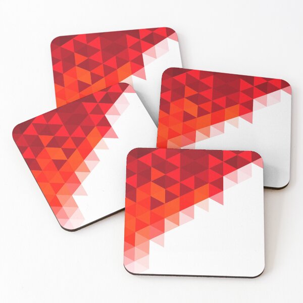Item preview, Red Triangle Mosaic Pattern designed and sold by CherryDamzel.