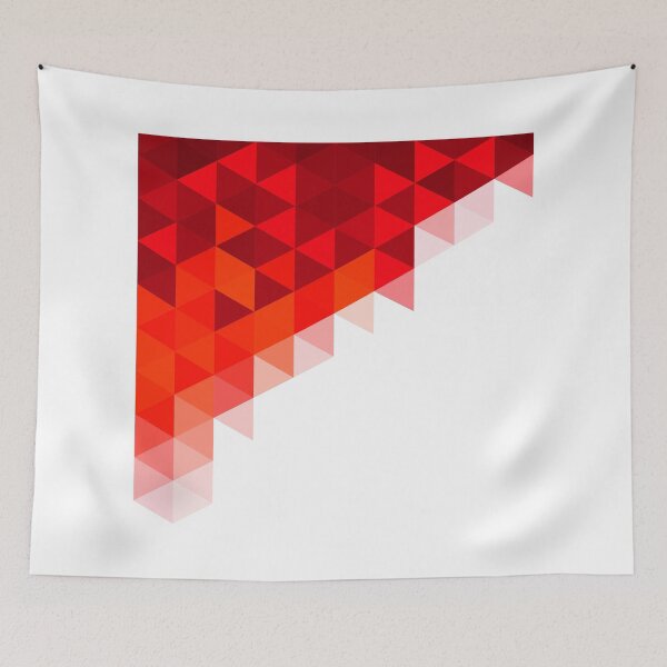 Item preview, Red Triangle Mosaic Pattern designed and sold by CherryDamzel.