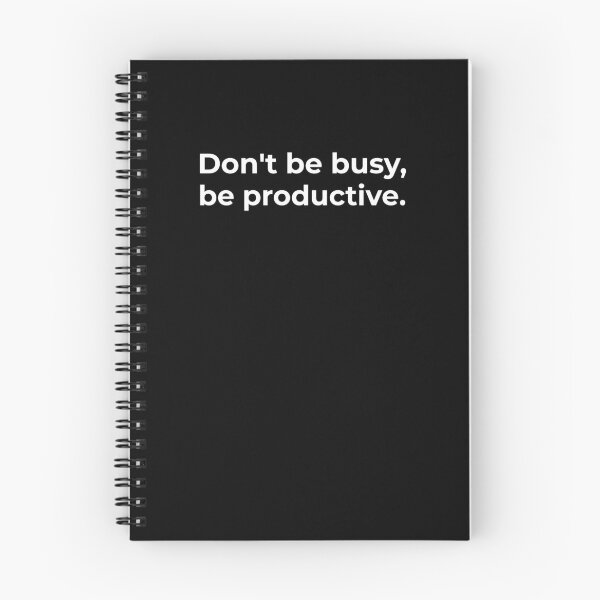Item preview, Copy of Don't be busy, be productive    3 designed and sold by Fit & Fun  Gallery.