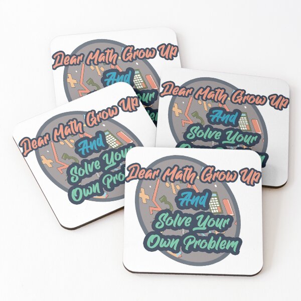 Item preview, Dear Math Grow Up And Solve Your Own Problems designed and sold by Ras-man93.