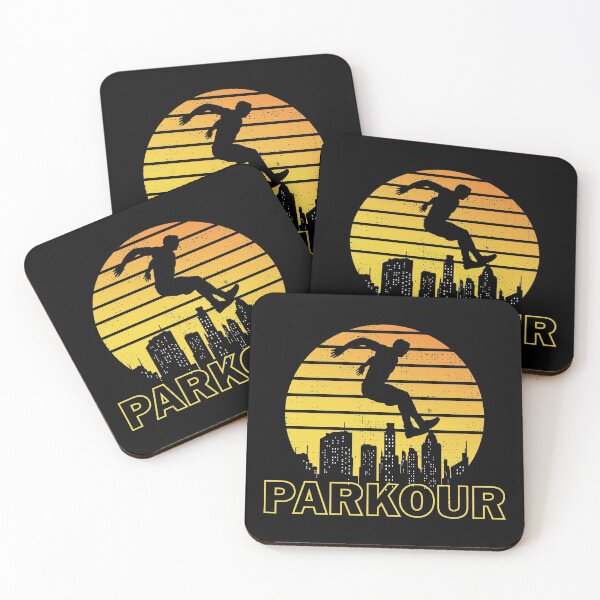 Item preview, Parkour Free Running Runner Traceur Vintage Retro designed and sold by CuteDesigns1.