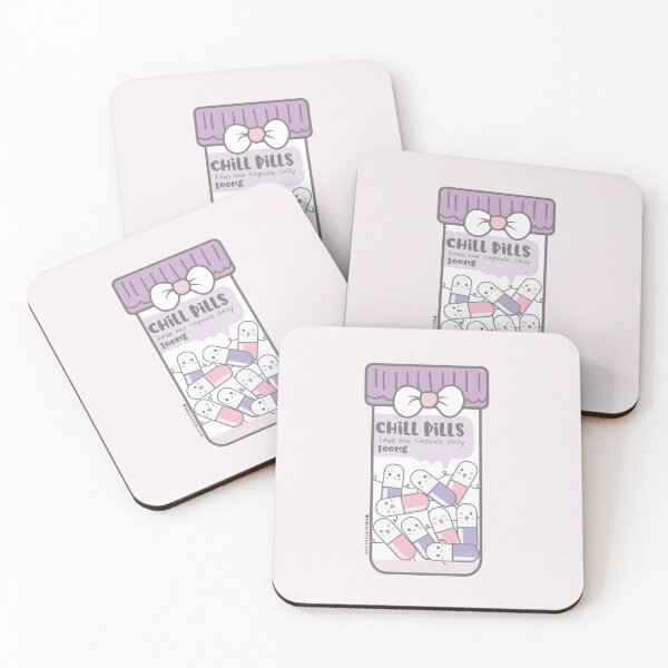 Item preview, chill pills cute pills cartoon designed and sold by princessmi-com.