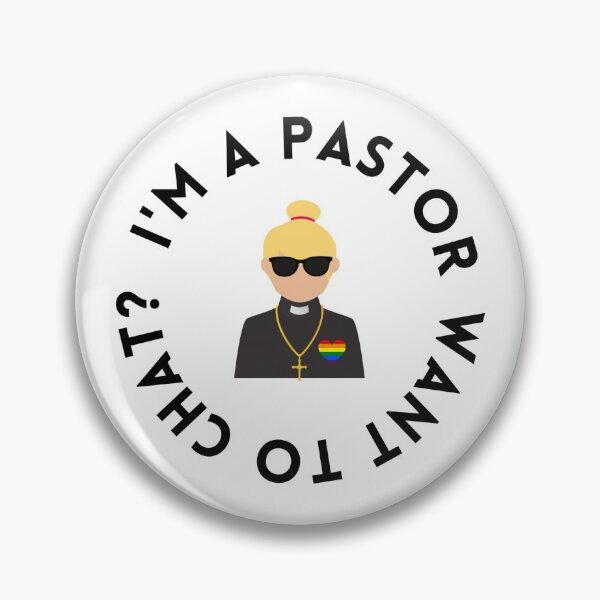 Artikelvorschau, Ich bin Pastor - Weißer, blonder Dutt, Femme entworfen und verkauft von jenhibben.