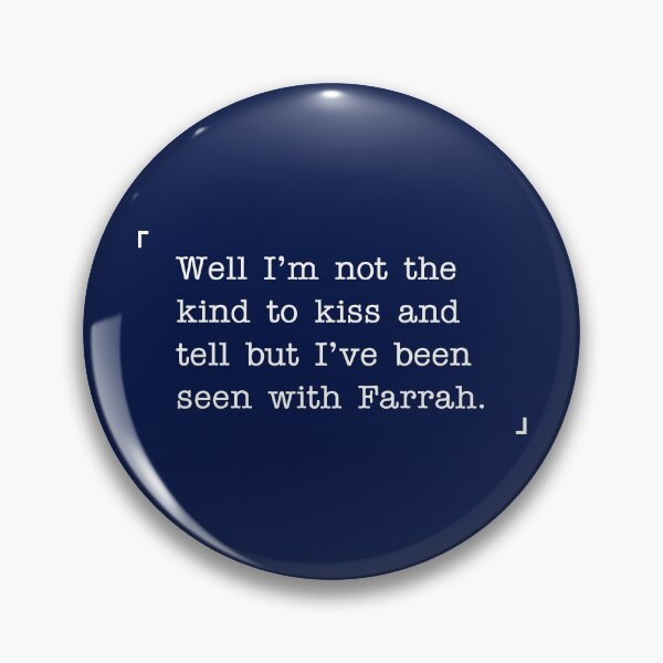 Item preview, The Fall Guy - Lyrics (Farrah) designed and sold by ANORAKATTIC.