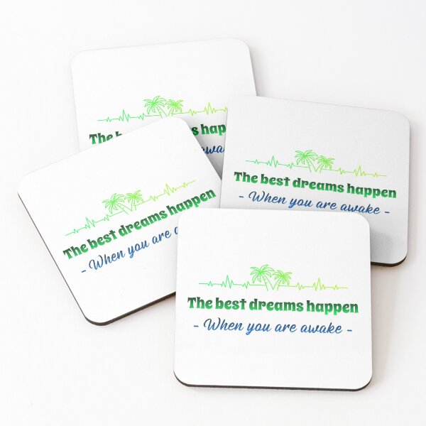Item preview, The Best Dreams Happen When You Are Awake designed and sold by Fit & Fun  Gallery.