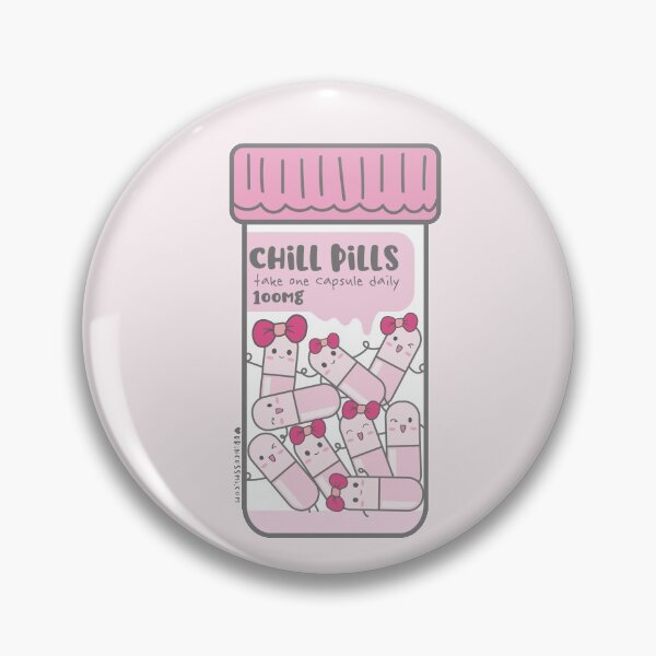 Item preview, chill pills cute pills cartoon designed and sold by princessmi-com.