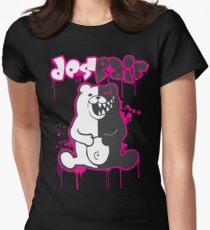 Danganronpa: Monokuma - Despair (Pink) Women's Fitted T-Shirt